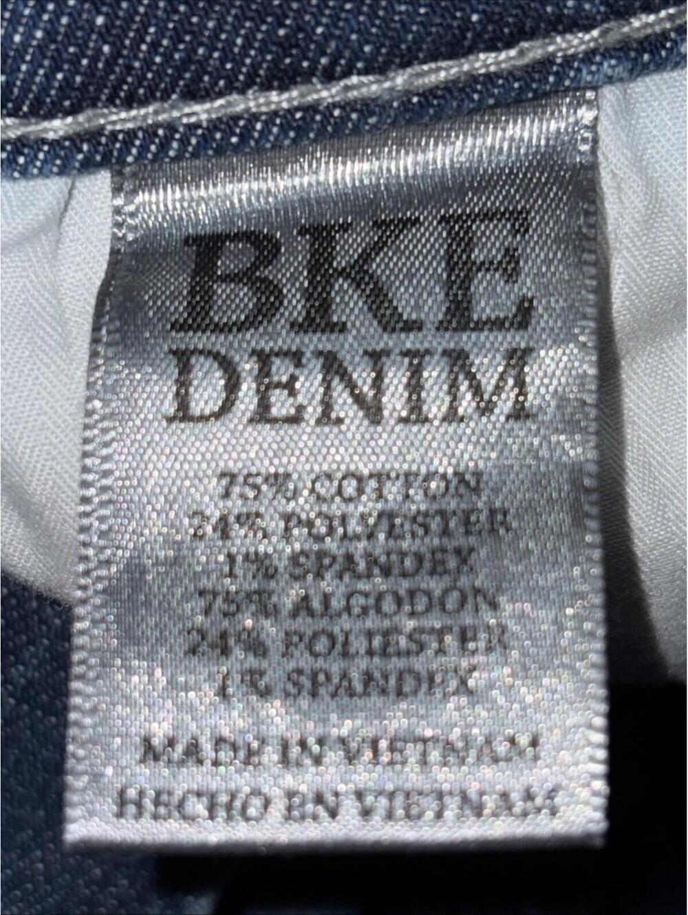 BKE Alec Jeans Straight Leg Mens 31 Long Distressed Blue Western Denim (31x37) - Picture 9 of 11